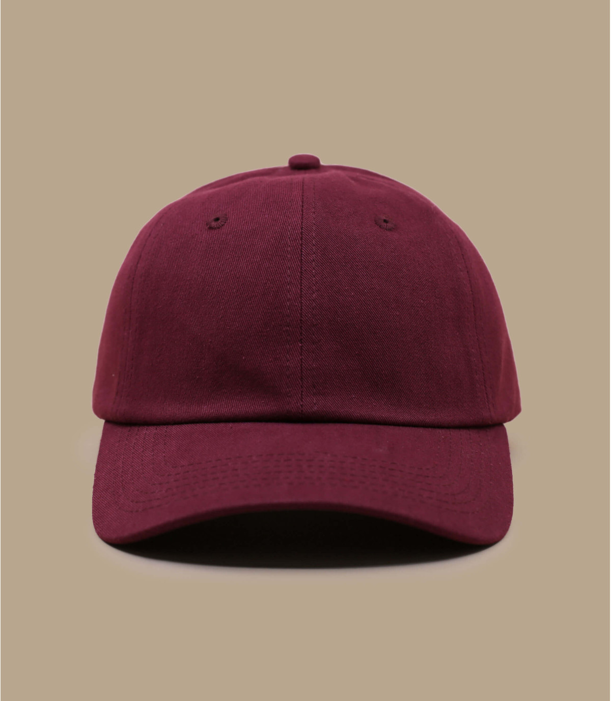 Dad Hat Blank burgundy washed