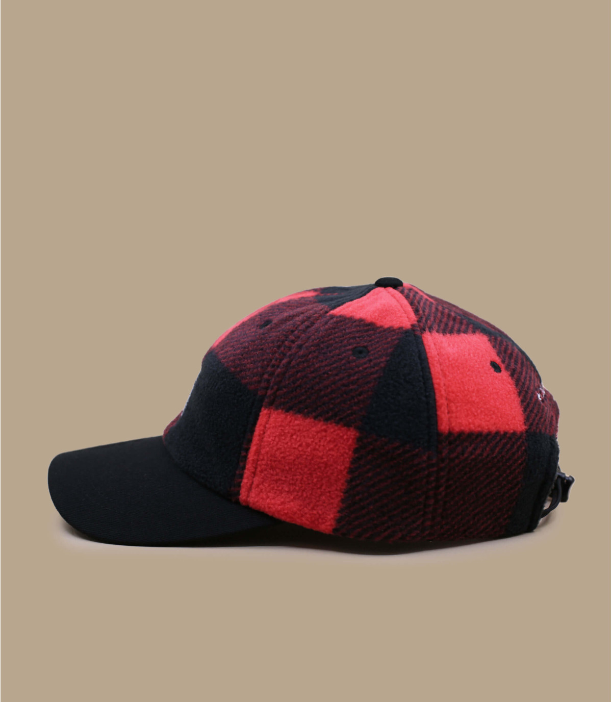 baseball cap rot karos - CSC II Fleece black mountain red check Columbia :  Headict