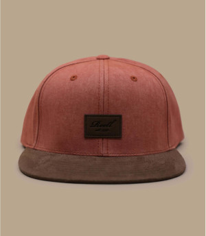 Suede Cap wrinkle orange